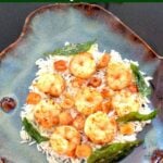 Garlic Butter Shrimp Dinner. This is a super fast and easy recipe which you can serve as a starter or main meal. Delicious on a bed of rice or pasta, or some warm bread fresh from the oven! | Lovefoodies.com