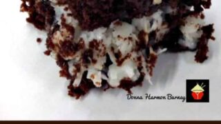 Gold Miner’s Almond Joy Cake