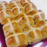 Easy Hot Cross Buns are a wonderful soft, sweet, spiced bun, traditionally made for Easter time. Serve warm or cold, split open, toast and spread some butter and your favourite jam! Delicious!