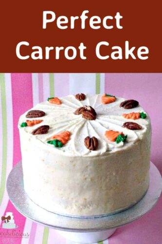 Perfect Carrot Cake - A wonderful moist cake with a delicious orange flavored frosting. Very popular! Make yourself a cup of tea and enjoy a slice or two! Make a cake or cupcakes. You choose!