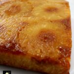 Easy Pineapple Upside Down Cake. This is a very easy, made from scratch recipe. The cake is so soft and moist, bursting with pineapple flavor. Fuss free and delicious! | Lovefoodies.com