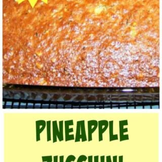 Pineapple Zucchini Cake A wonderful soft, moist and full flavored cake. Smells fabulous when it's baking too!