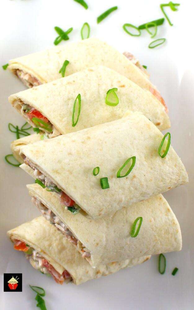 Deluxe Chicken Salad Wraps | Lovefoodies