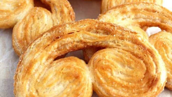 Easy French Palmier Cookies