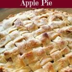 Mom's Homemade Apple Pie. A wonderful old family recipe, simple ingredients, easy to make and delicious every time! Perfect for a regular family dessert, or to take to pot lucks, Thanksgiving, or anytime! |Lovefoodies.com