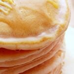 Perfectly Fluffy Pancakes. As fluffy as a feather! Quick and Easy to make, low in fat and perfect for a breakfast or dessert! | Lovefoodies.com