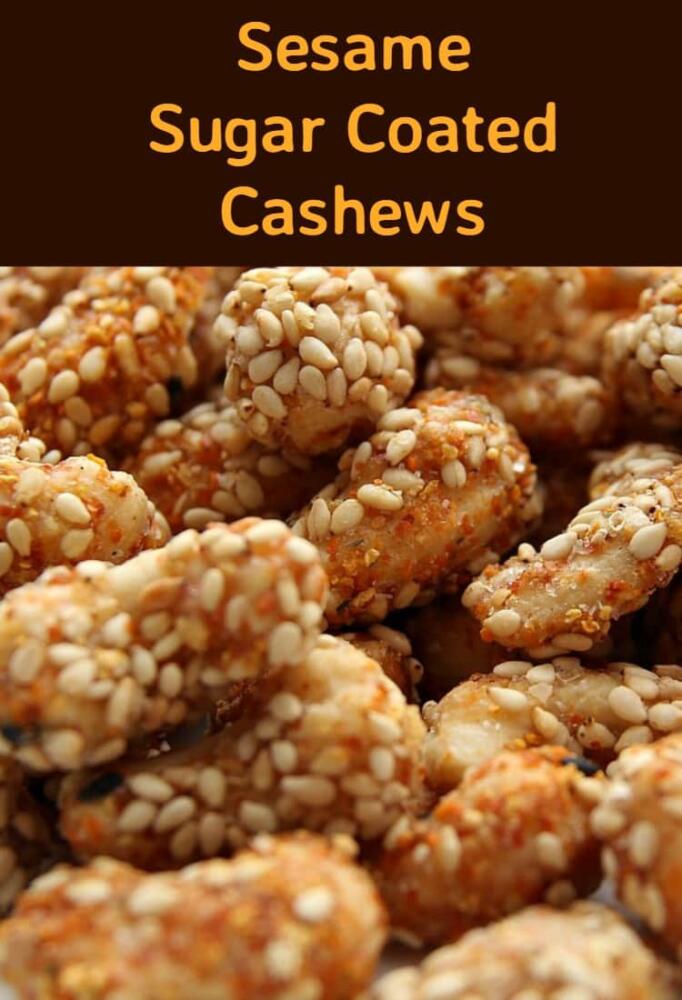 Sesame Sugar Coated CashewsLovefoodies
