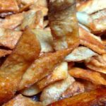 Cinnamon Sugar Tortilla Chips 6 Cinnamon Brown Sugar Tortilla Chips! These are a lovely sweet snack using very simple ingredients and incredibly easy to make. Perfect for parties and holidays. | Lovefoodies.com