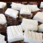 Dreamy Chocolate Bars. These are a lovely No Bake sweet treat and so popular! Easy to make, and perfect for snacks, parties and the holidays! | Lovefoodies.com