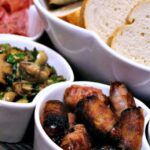 Bacon Wrapped Dates. These make for wonderful party food or part of a Tapas meal and incredibly easy to make. the sweet and salty flavor combination is so delicious! | Lovefoodies.com