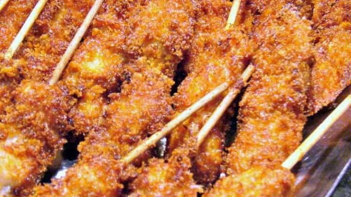 Breaded Chicken Skewers
