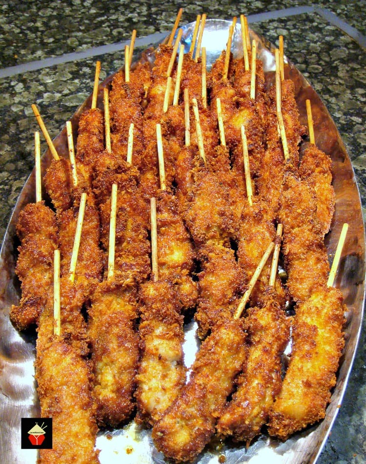 Breaded Chicken Skewers These Are A Wonderful Little Appetizer Or 