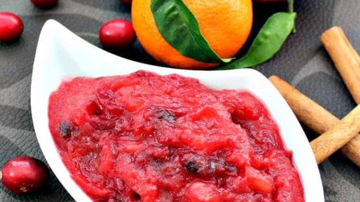 Simple Cranberry and Apple Sauce14