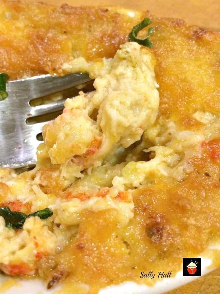 Cajun Crabmeat Au Gratin Lovefoodies