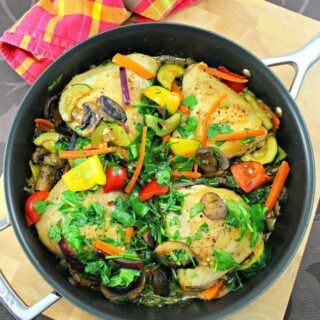 Chicken Skillet Dinner! This is a great recipe, suitable for a family meal or a dinner party.Yummy! | Lovefoodies.com