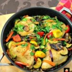 Chicken Skillet Dinner 2 Chicken Skillet Dinner! This is a great recipe, suitable for a family meal or a dinner party. Uses fresh ingredients to give you a full flavor, colorful and really tasty meal. Goes nice served with your favorite rice, pasta or cous cous. Yummy! | Lovefoodies