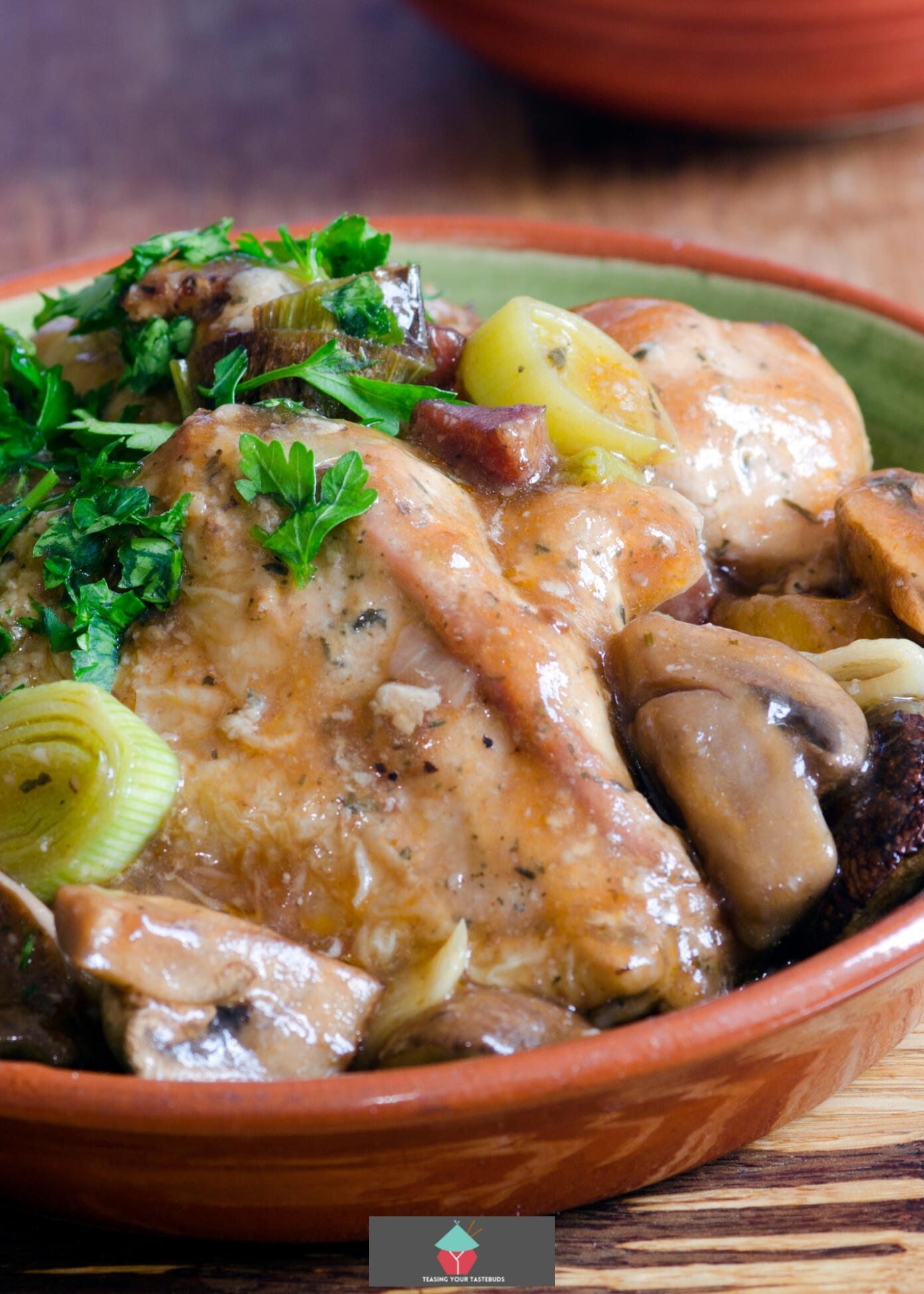 Chicken in White Wine (Coq Au Vin Blanc) | Lovefoodies