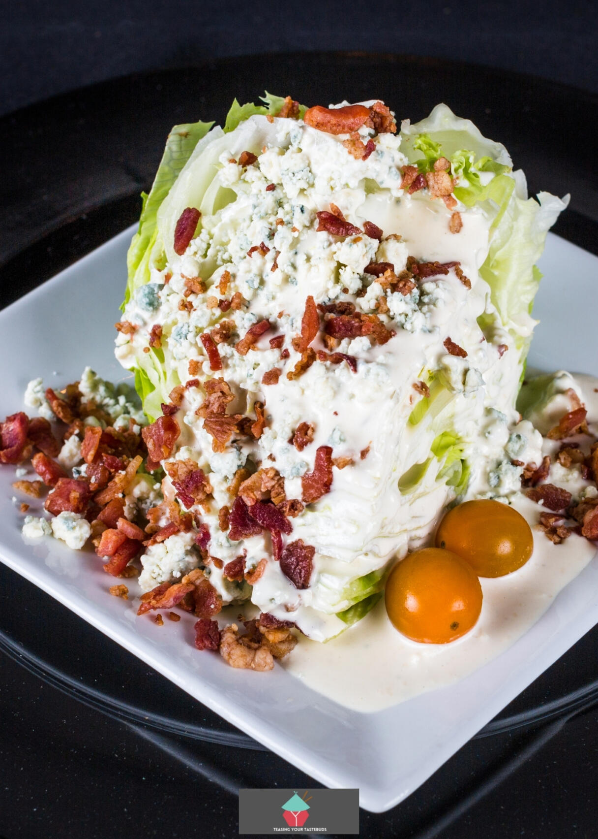 Nanny's VERY Easy Bleu Cheese Salad Dressing Lovefoodies