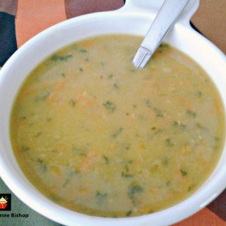 Homemade Split Pea Soup. This is a lovely full flavored made from scratch soup, low cost and very easy to make. Options to add ham or smoked sausage too! Absolutely delicious! | Lovefoodies.com