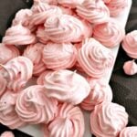 Mini Meringue Cookies! These are a wonderful sweet treat made up of just 2 ingredients. Incredibly easy to make and are perfect for adding to desserts or eating just as they are. | Lovefoodies.com