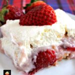 Dreamy Strawberry Dessert. Simply OUT OF THIS WORLD! | Lovefoodies.com
