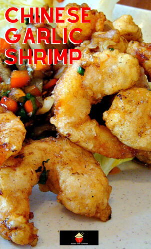 Chinese Garlic Shrimp is a wonderful quick and easy recipe with terrific flavors! Serve as an appetizer, main dish with Jasmine rice or add to a stir-fry.