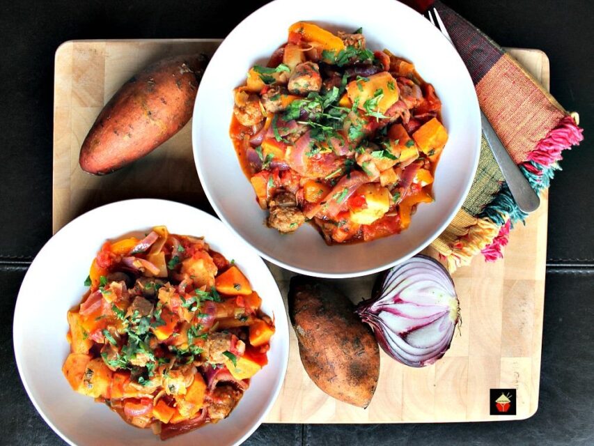 Sausage and Sweet Potato Dinner Lovefoodies