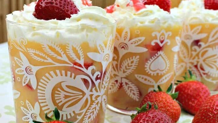 Strawberry and Coconut Trifle PTL1