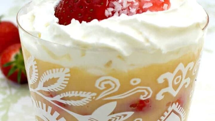 Strawberry and Coconut Trifle8