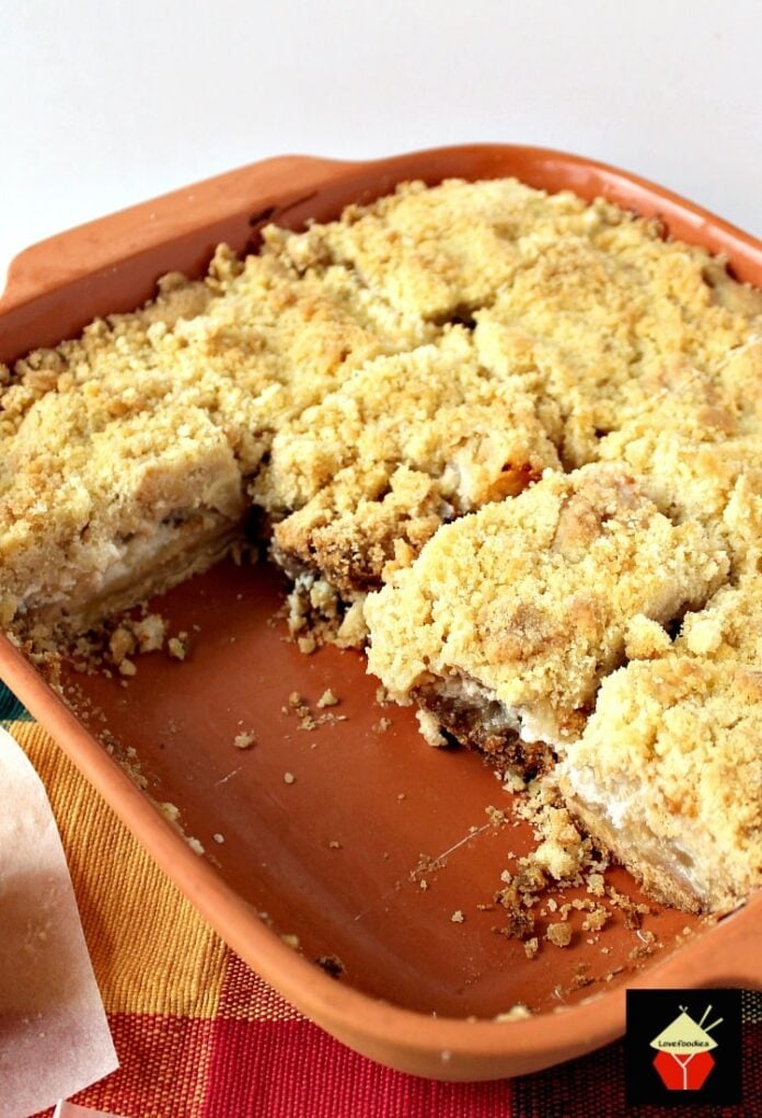 Delicious Apple Crumble Bars Lovefoodies