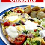 Easy Pizza Omelette! This is a lovely quick and easy recipe and great for busy weeknights. |Lovefoodies.com