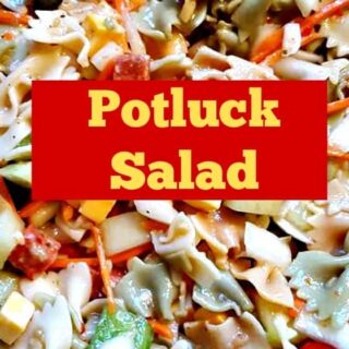 Easy Potluck Pasta Salad! This really is easy and so flexible so you can make it your own! | Lovefoodies.com