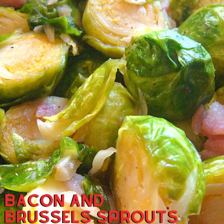 Bacon and Brussels Sprouts in Garlic Butter Bacon and Brussels Sprouts in Garlic Butter. This is an incredibly quick and easy recipe, and the flavors are out of this world! Very flexible too so you can add extras or keep as it is.
