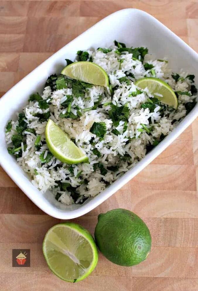 Garlic and Lime Cilantro Rice Lovefoodies