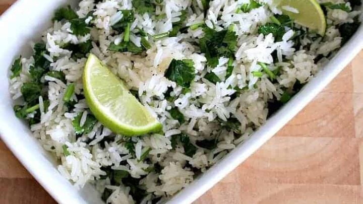 Garlic and Lime Cilantro Rice