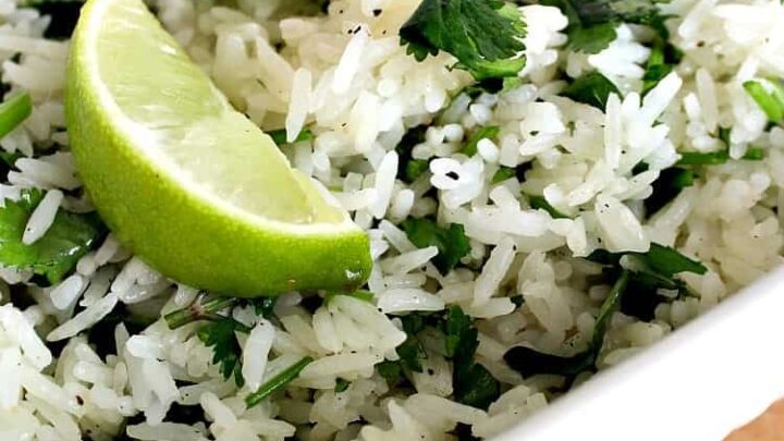 Garlic and Lime Cilantro Rice5