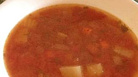 Nanny's Autumn Soup is a lovely recipe made from scratch and easy! Have as a meal or starter, it's delicious!