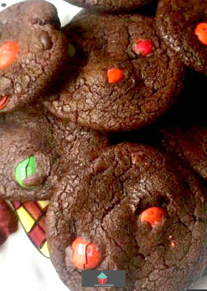 Chocolate Brownie M and M Cookies Lovefoodies
