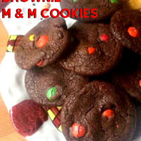 Chocolate Brownie M and M Cookies Lovefoodies