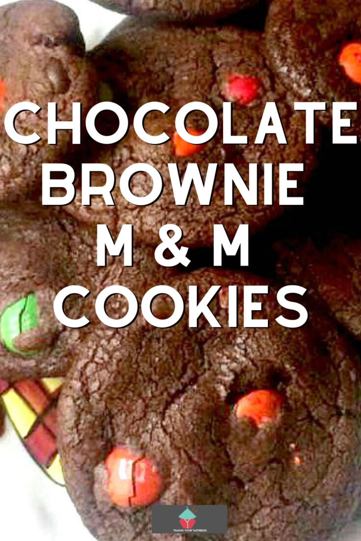 Chocolate Brownie M and M Cookies Lovefoodies
