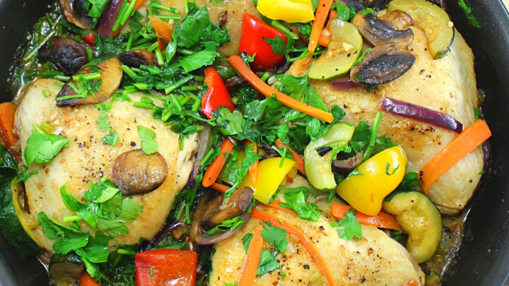 Easy Chicken Skillet DinnerH