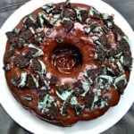 Mint Oreo Chocolate Fudge Cake. A perfect cake for all chocolate lovers!