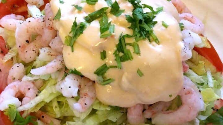 Shrimp Cocktail with Marie Rose Seafood Sauce4a