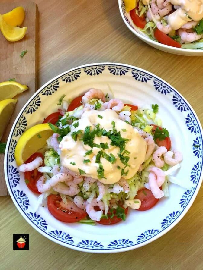 Shrimp Cocktail with Marie Rose Seafood Sauce,a tasty easy recipe