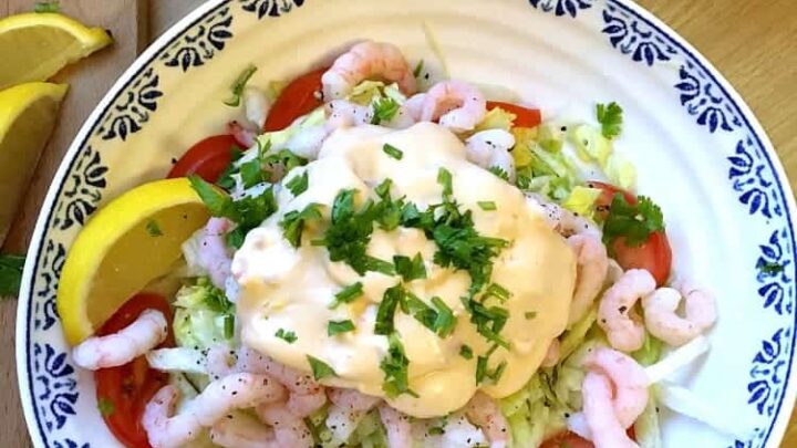 Shrimp Cocktail with Marie Rose Seafood Sauce