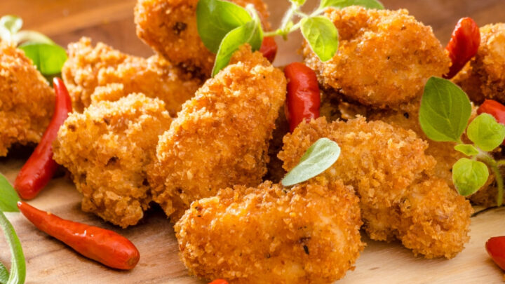 Homemade Chicken CroquettesH