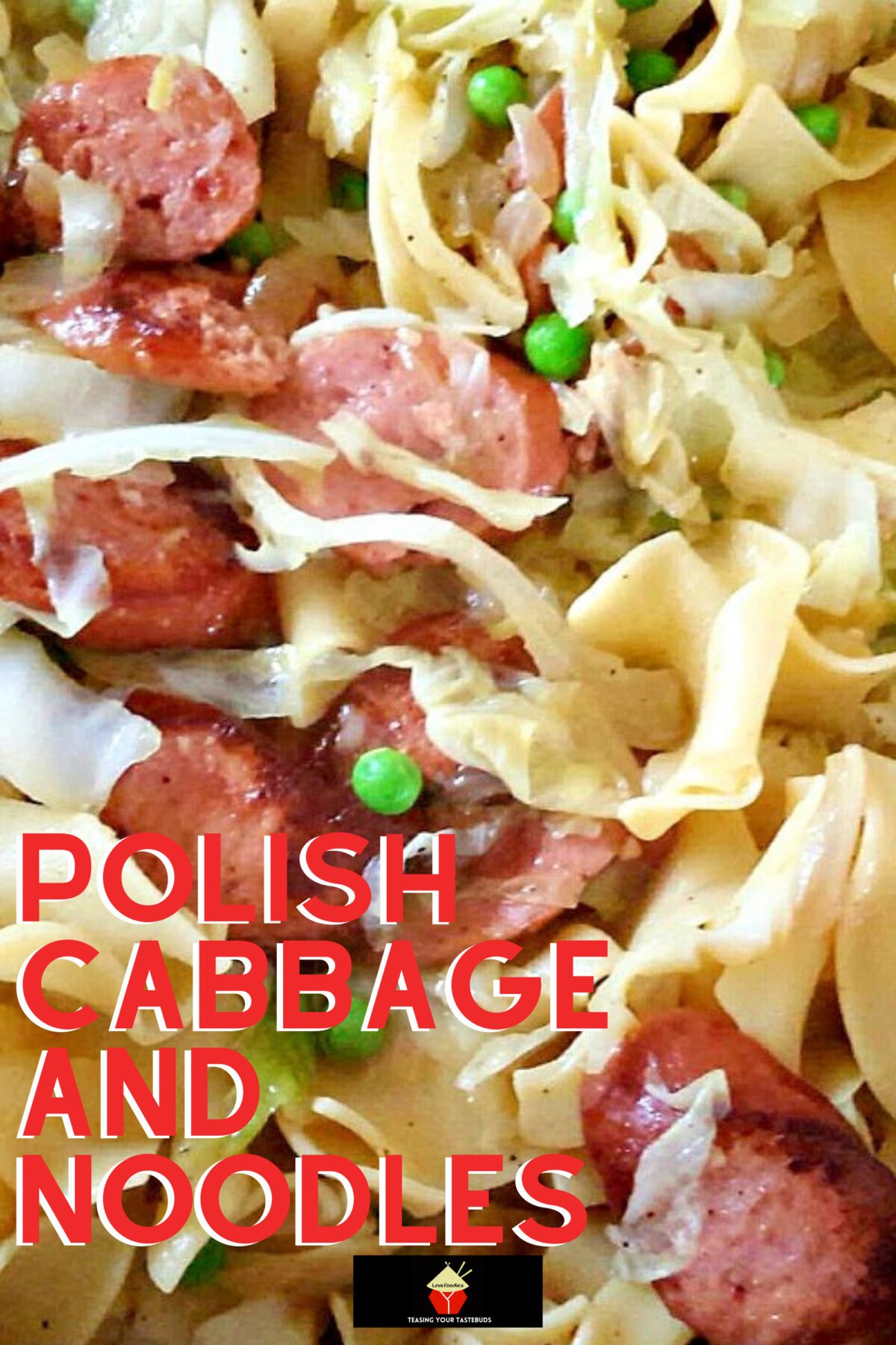 Polish Cabbage and Noodles, Haluski. A very comforting and hearty meal with a delicious garlic flavor.