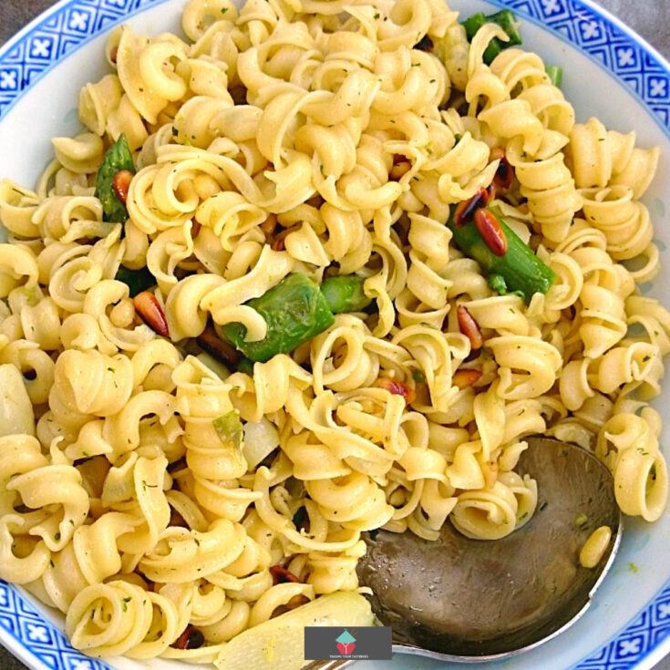 Bacon and Asparagus Pasta Salad Lovefoodies