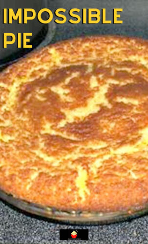 Impossible Pie. A very easy recipe, makes its own crust and tastes like a coconut cream pie!