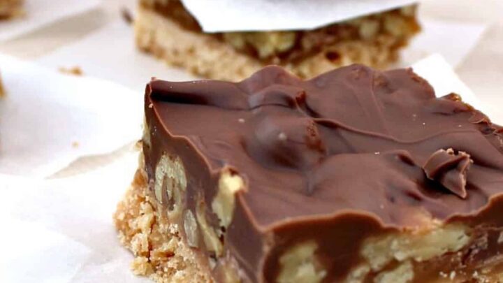 Chocolate Caramel Pecan BarsF